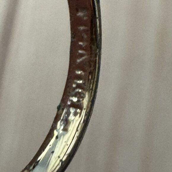 14K HGE Electroplate Womens Metal Ring Size 6 Marked 14Kt HGE - Picture 4 of 4